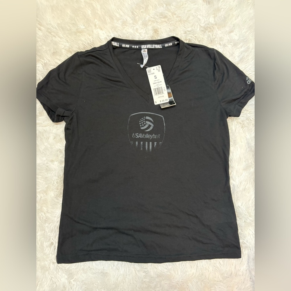 adidas women USA volleyball tee